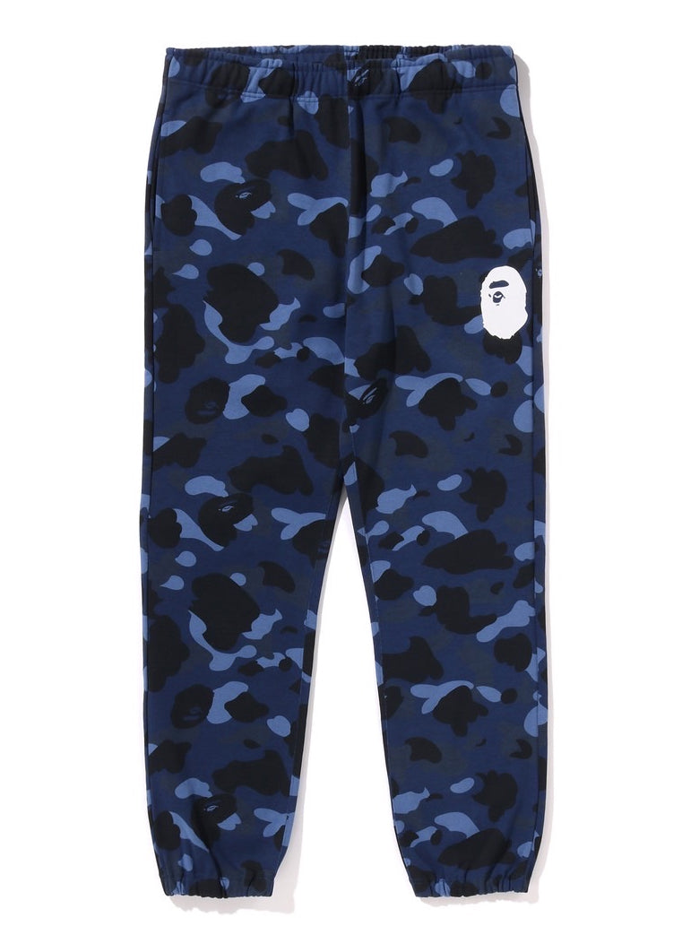 A BATHING APE COLOR CAMO SWEAT PANTS