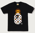 A BATHING APE Ladies' MILOGRAM SWEETS MILO ON APE HEAD TEE
