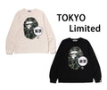 A BATHING APE 1ST CAMO APE HEAD TOKYO CREWNECK SWEAT SHIRT (Tokyo Limited)