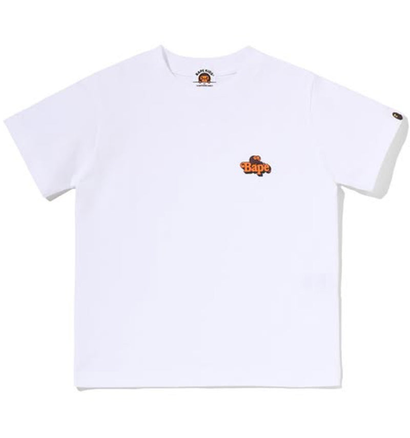 A BATHING APE BAPE KIDS MILO ON BAPE ONE POINT TEE