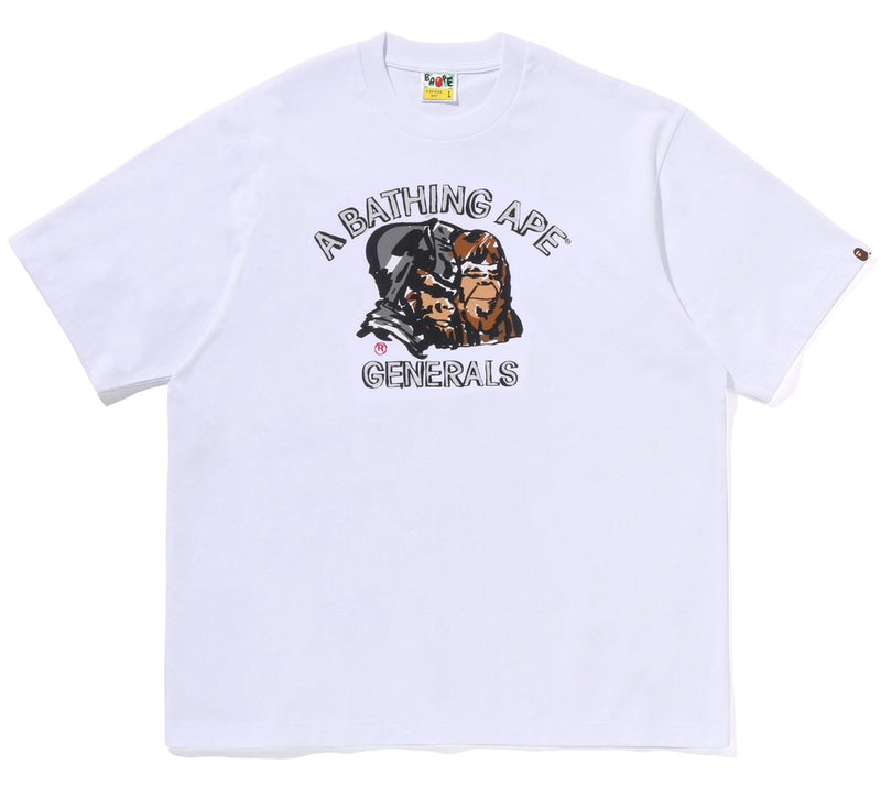 A BATHING APE APE GENERAL HAND DRAWN RELAXED FIT TEE