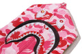 A BATHING APE Ladies' ABC CAMO CRYSTAL STONE SHARK FULL ZIP HOODIE