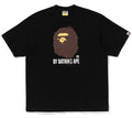 A BATHING APE SPRAY PRINT BY BATHING APE RELAXED FIT TEE