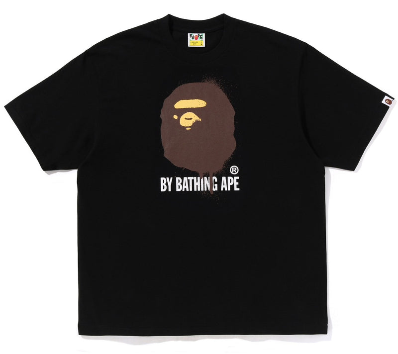 A BATHING APE SPRAY PRINT BY BATHING APE RELAXED FIT TEE