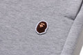 A BATHING APE ONE POINT REGULAR FIT SWEAT SHORTS