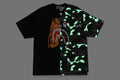 A BATHING APE CITY CAMO TIGER SHARK RELAXED FIT TEE