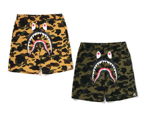 A BATHING APR CRAZY CAMO SHARK SWEAT SHORTS – happyjagabee store