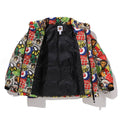 A BATHING APE BAPE KIDS BAPE MILO ASSORTED DOWN JACKET