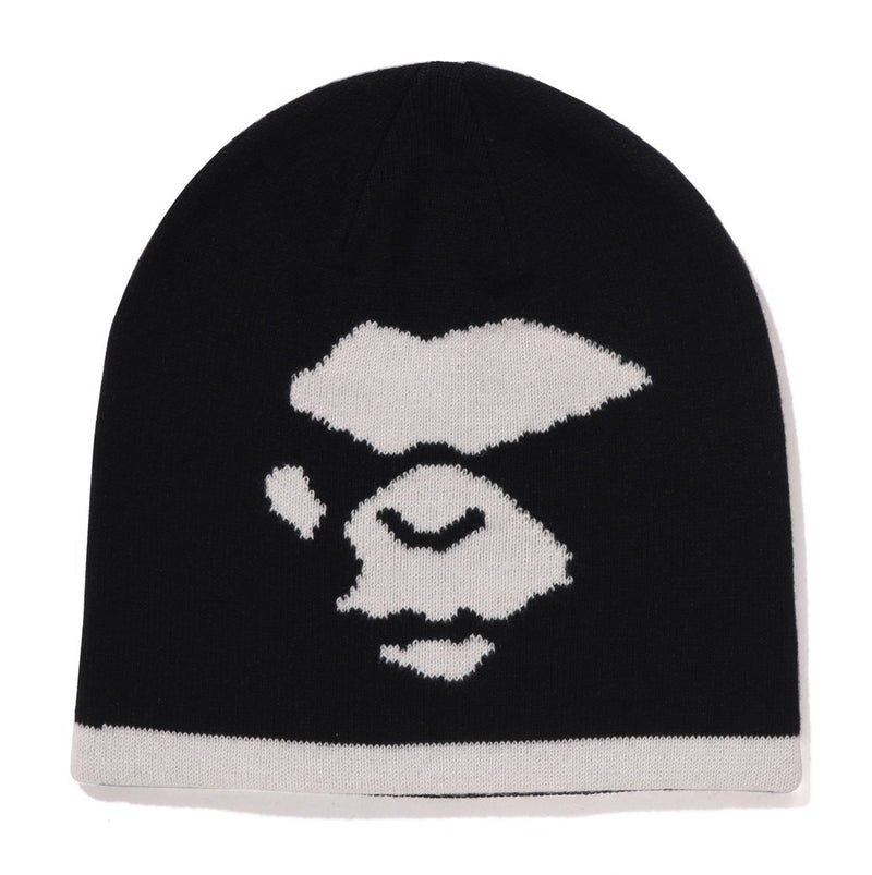 A BATHING APE MAD FACE KNIT CAP