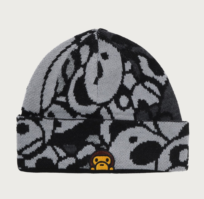 A BATHING APE BABY MILO STORE BABY MILO REVERSIBLE BEANIE