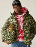 A BATHING APE ABC CAMO DOWN JACKET
