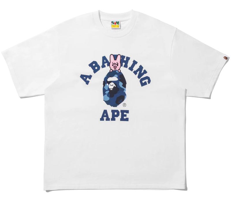 A BATHING APE BAPE x STRAYKIDS DWAEKKI COLLEGE TEE