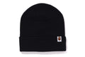 A BATHING APE BAPE PATCH KNIT CAP