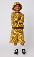 A BATHING APE BAPE KIDS BANANA MILO KNIT JACQUARD HAT