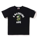 A BATHING APE BAPE KIDS ABC CAMO COLLEGE TEE