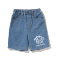 A BATHING APE BAPE KIDS BABY MILO 10 OZ DENIM SHIRTS
