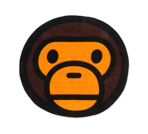 A BATHING APE BAPE KIDS BABY MILO FACE HAND TOWEL