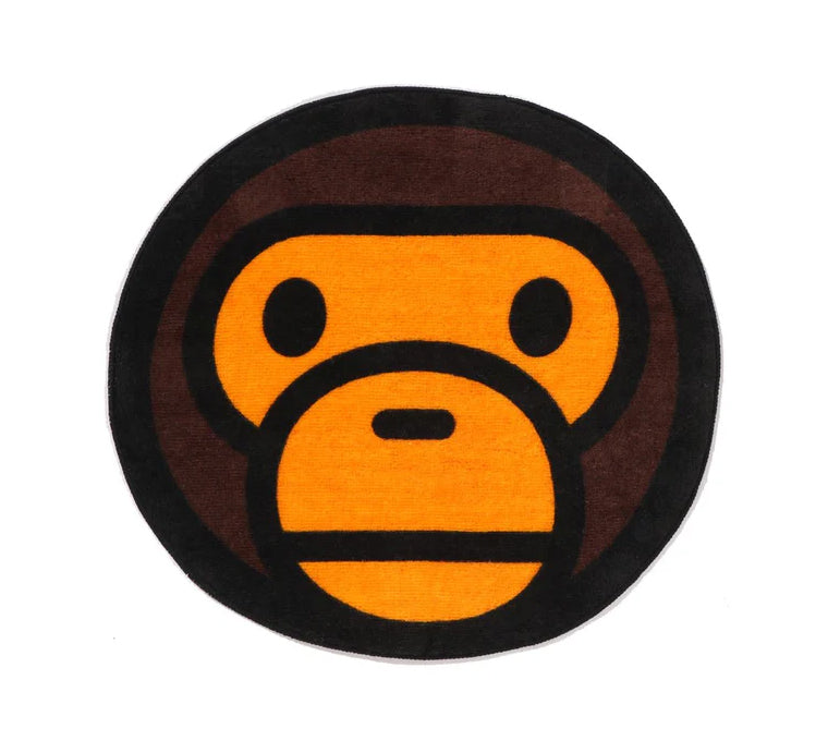 A BATHING APE BAPE KIDS BABY MILO FACE HAND TOWEL