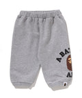 A BATHING APE BAPE KIDS COLLEGE BABY PANTS - happyjagabee store
