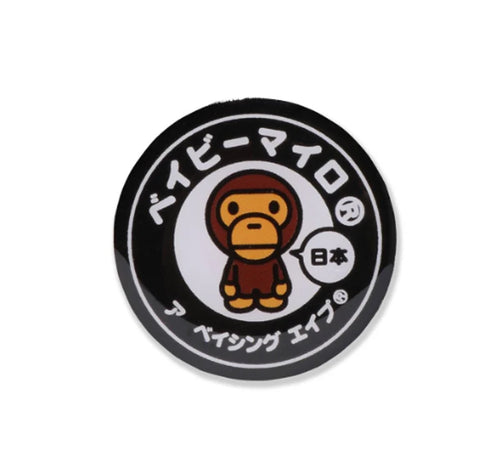 A BATHING APE JAPAN BABY MILO PINS ( Japan Limited )