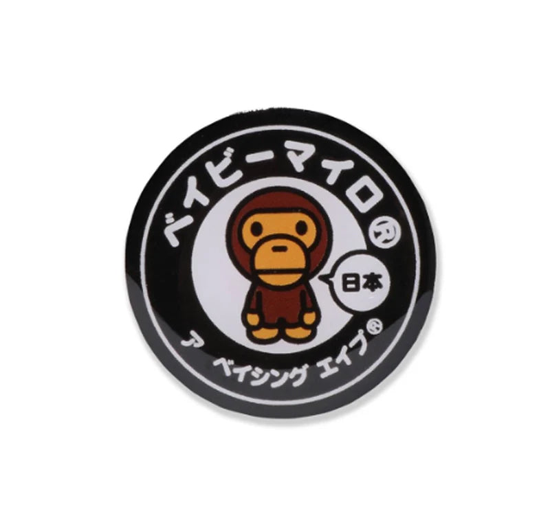 A BATHING APE JAPAN BABY MILO PINS ( Japan Limited )