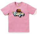A BATHING APE Ladies' NEW MULTI CAMO BABY LISA ON BAPE TEE