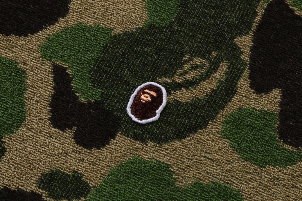 A BATHING APE ABC CAMO PILE JACQUARD ONE POINT TEE