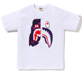 A BATHING APE COLOR CAMO TIGER SHARK TEE