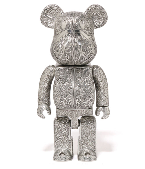 A BATHING APE BAPE x ROYAL SELANGOR BE＠RBRICK 400% Silver