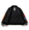 A BATHING APE SHARK VARSITY JACKET