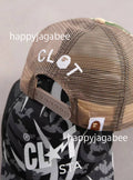 A BATHING APE BAPE x CLOT FGRA CAMO TRUCKER CAP