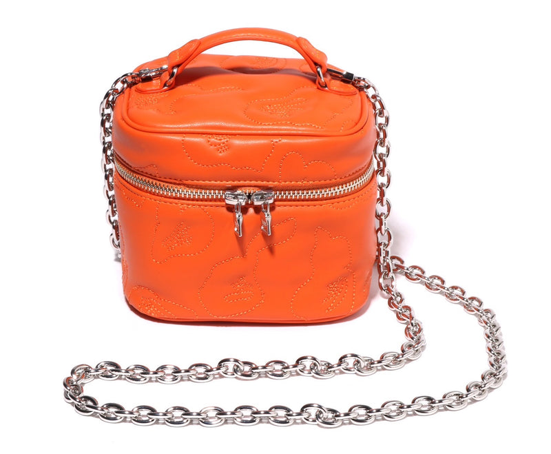 A BATHING APE Ladies' CAMO QUILTING VANITY BAG