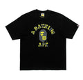 A BATHING APE BAPE x CR7 LIFE GRAPHIC REFLECTION CAMO COLLEGE RELAXED FIT TEE