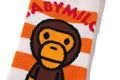 A BATHING APE BAPE KIDS BABY MILO STRIPE SOCKS