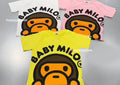 A BATHING APE BAPE KIDS BIG BABY MILO TEE