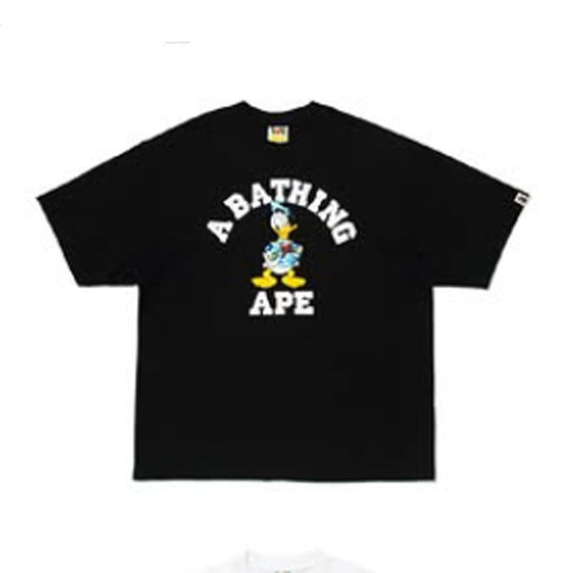A BATHING APE BAPE x DISNEY DONALD DUCK COLLEGE RELAXED FIT TEE