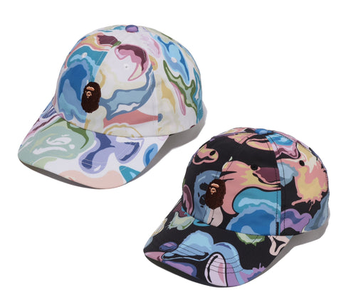 A BATHING APE ART CAMO ONE POINT PANEL CAP