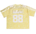A BATHING APE SOLID CAMO MULTI LOGO RELAXED FIT FOOTBALL JERSEY
