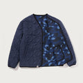 A BATHING APE COLOR CAMO STA QUILTING REVERSIBLE LIGHT DOWN JACKET