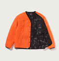 A BATHING APE COLOR CAMO STA QUILTING REVERSIBLE LIGHT DOWN JACKET