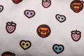 A BATHING APE Ladies' MILOGRAM SWEETS PATTERN DUFFLE BAG