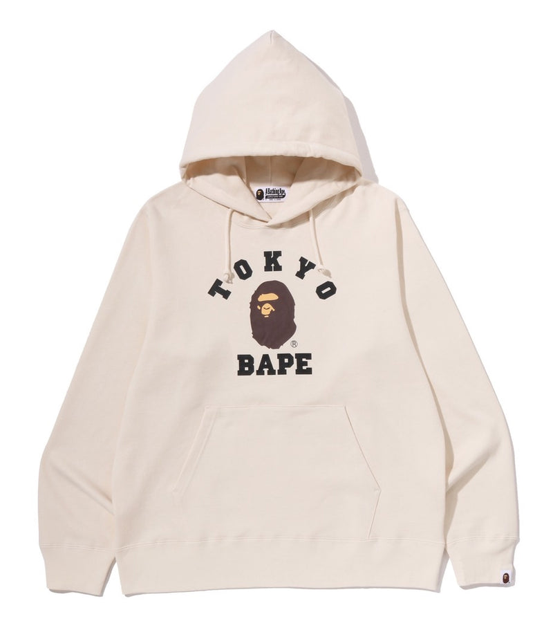 A BATHING APE TOKYO COLLEGE PULLOVER HOODIE (TOKYO Limited)