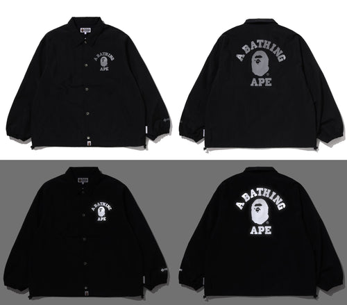 A BATHING APE GORE-TEX WIND STOPPER COLLEGE COACH JACKET