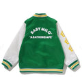 A BATHING APE BAPE KIDS BABY MILO VARSITY JACKET