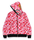 A BATHING APE ABC CAMO REVERSIBLE SHARK FULL ZIP HOODIE