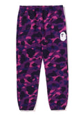 A BATHING APE COLOR CAMO SWEAT PANTS