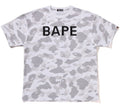 A BATHING APE Ladies' BAPE LOGO COLOR CAMO OVERSIZED TEE - happyjagabee store