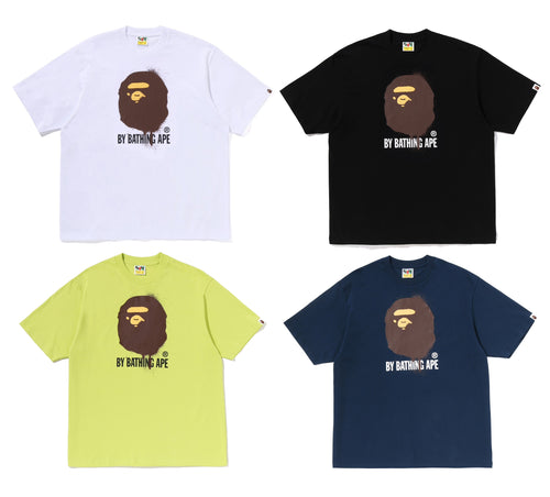A BATHING APE SPRAY PRINT BY BATHING APE RELAXED FIT TEE