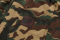 A BATHING APE GLITCH WOODLAND CAMO DOUBLE KNEE RELAXED FIT SWEAT SHORTS