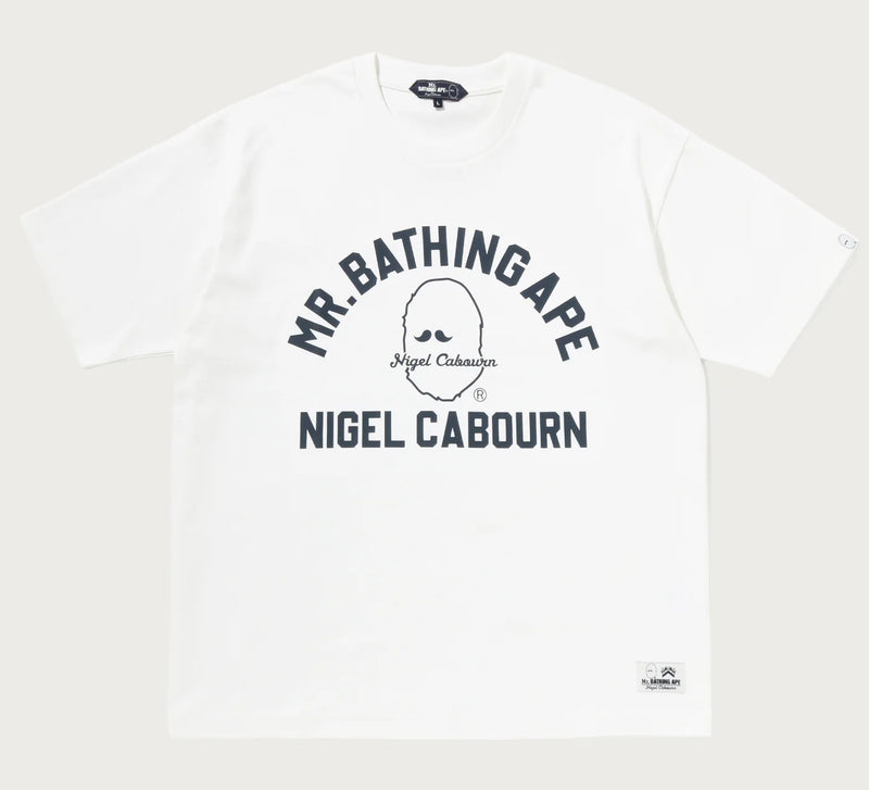 A BATHING APE BAPE MR BATHING APE x NIGEL CABOURN SS PRINT TEE #2